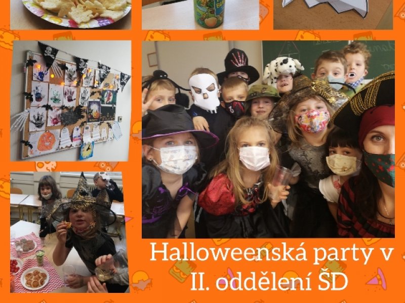 Halloweenská párty v II. oddělení ŠD