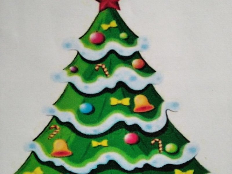 Vánoční strom přání aneb mašličková challenge 