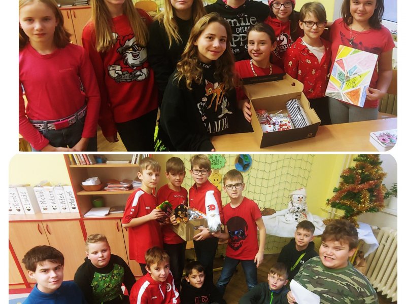 Krabice od bot - sbírka vánočních dárků pro děti v nouzi