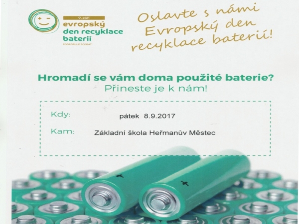 Evropský den recyklace baterií